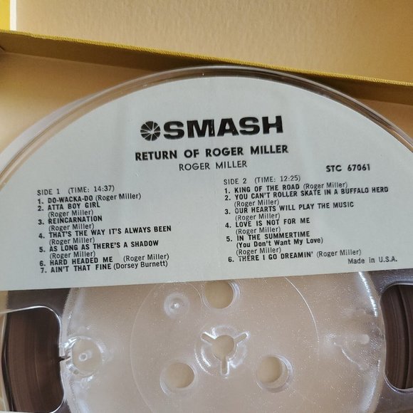 Reel To Reel, Return of Roger Miller, STC 67061, 4 TRACK, King of the Road - Picture 6 of 6